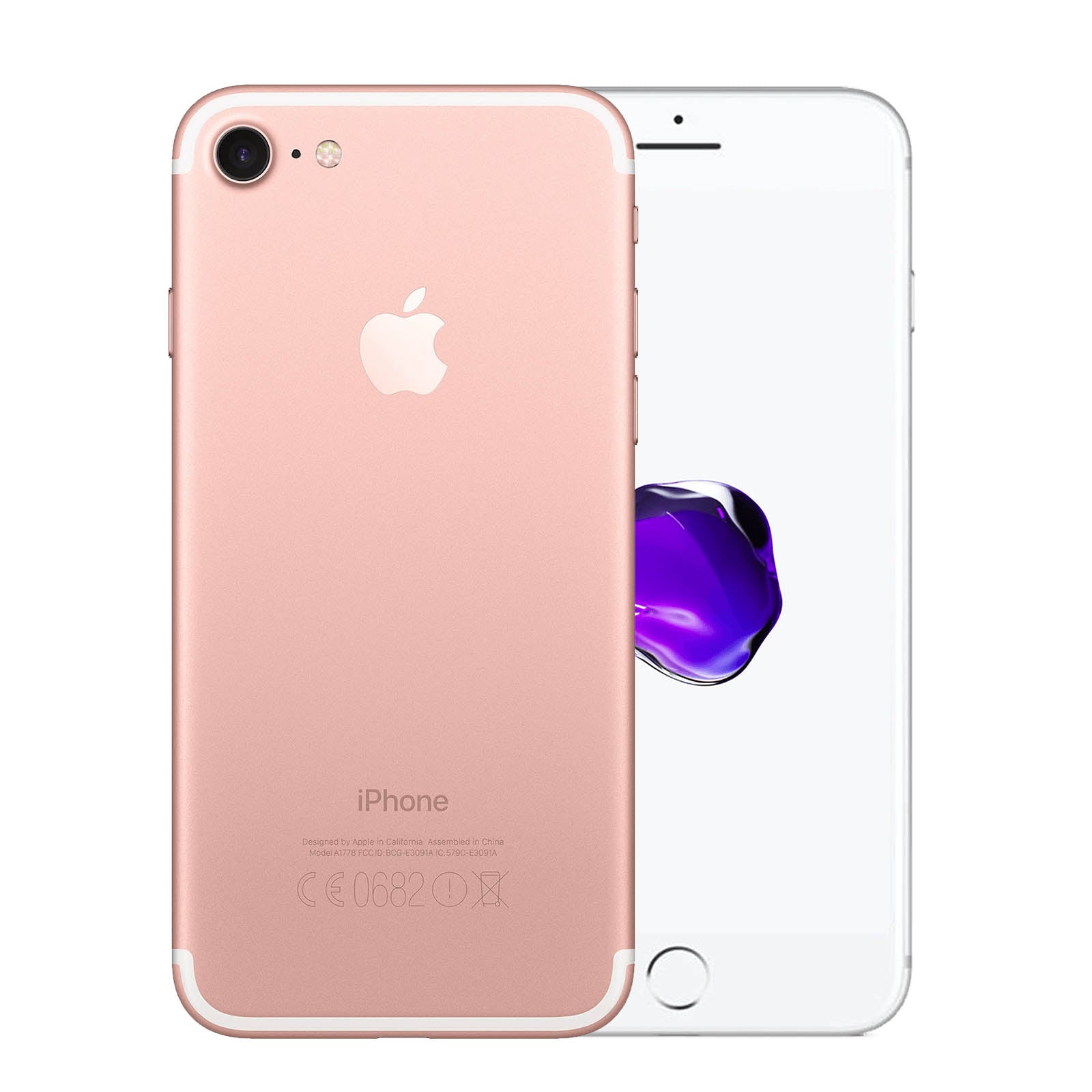 激安ブランド iPhone 128 7 Unlocked Rose GB Gold 128 Gold GB 7 Gold au サイズ交換ＯＫ  スマートフォン本体