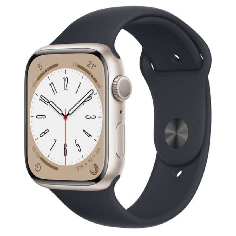 Apple Watch Series 8 Aluminium 45mm GPS - Starlight- Pristine