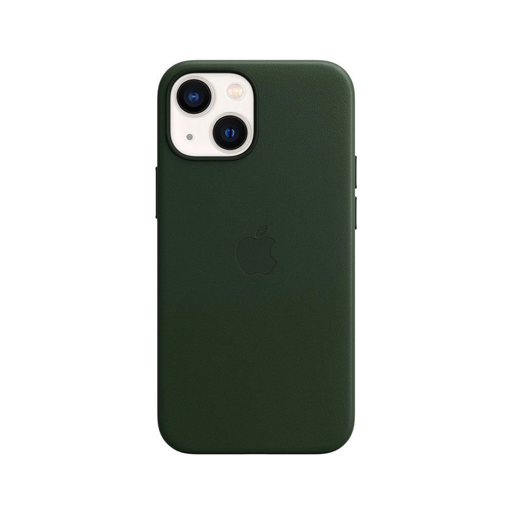 Genuine iPhone 13 Mini Leather Case - Brand New - Green