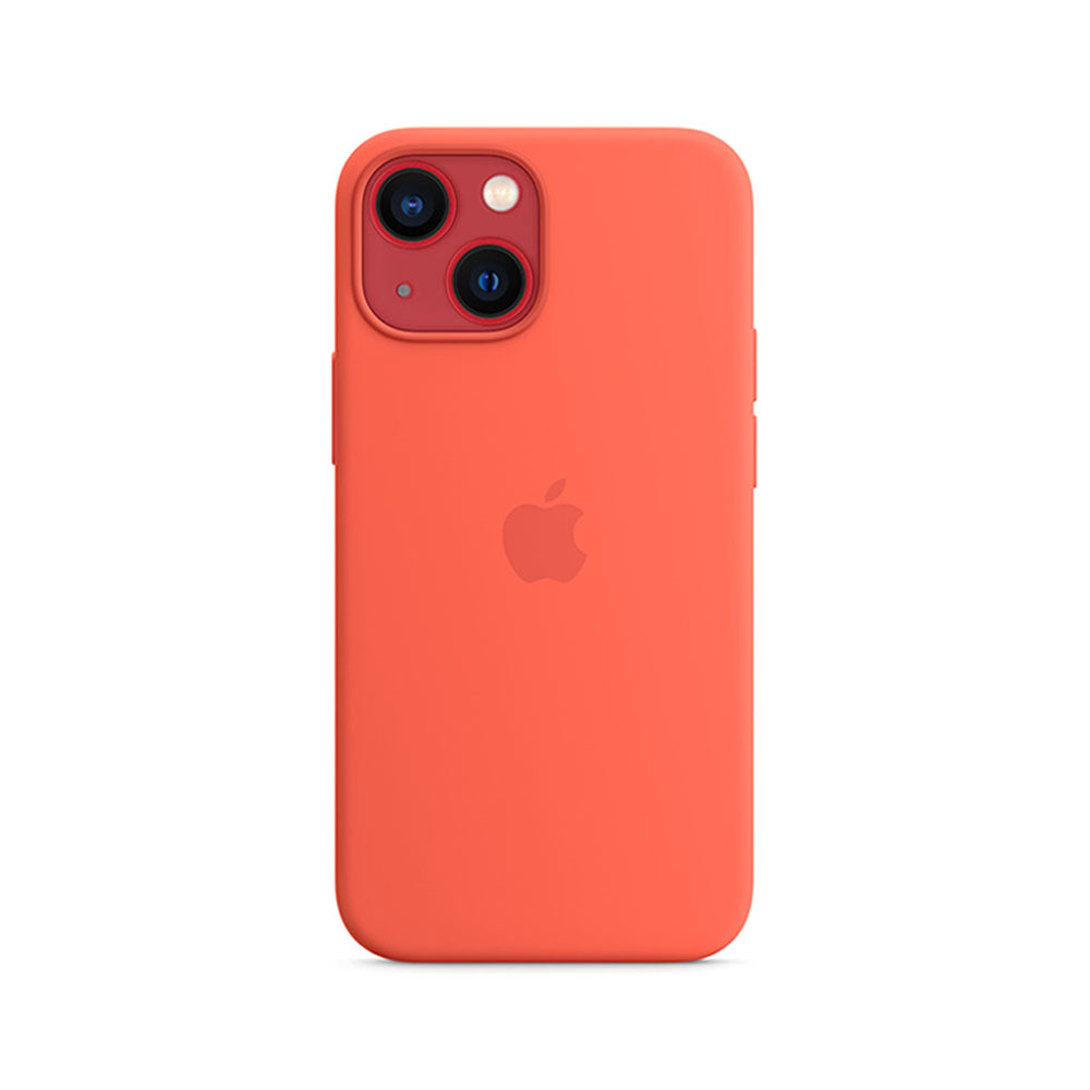 Genuine iPhone 13 Mini Silicone Case - Brand New - Nectarine