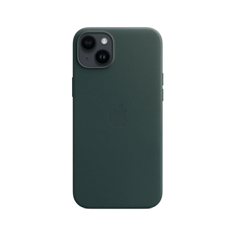 Genuine iPhone 14 Plus Leather Case - Brand New - Forest Green