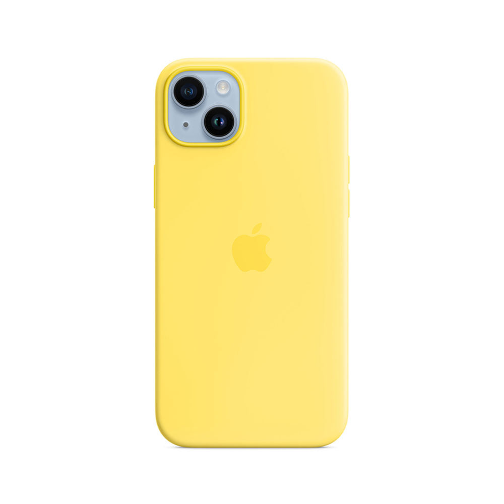 Genuine iPhone 14 Silicone Case - Brand New - Canary Yellow