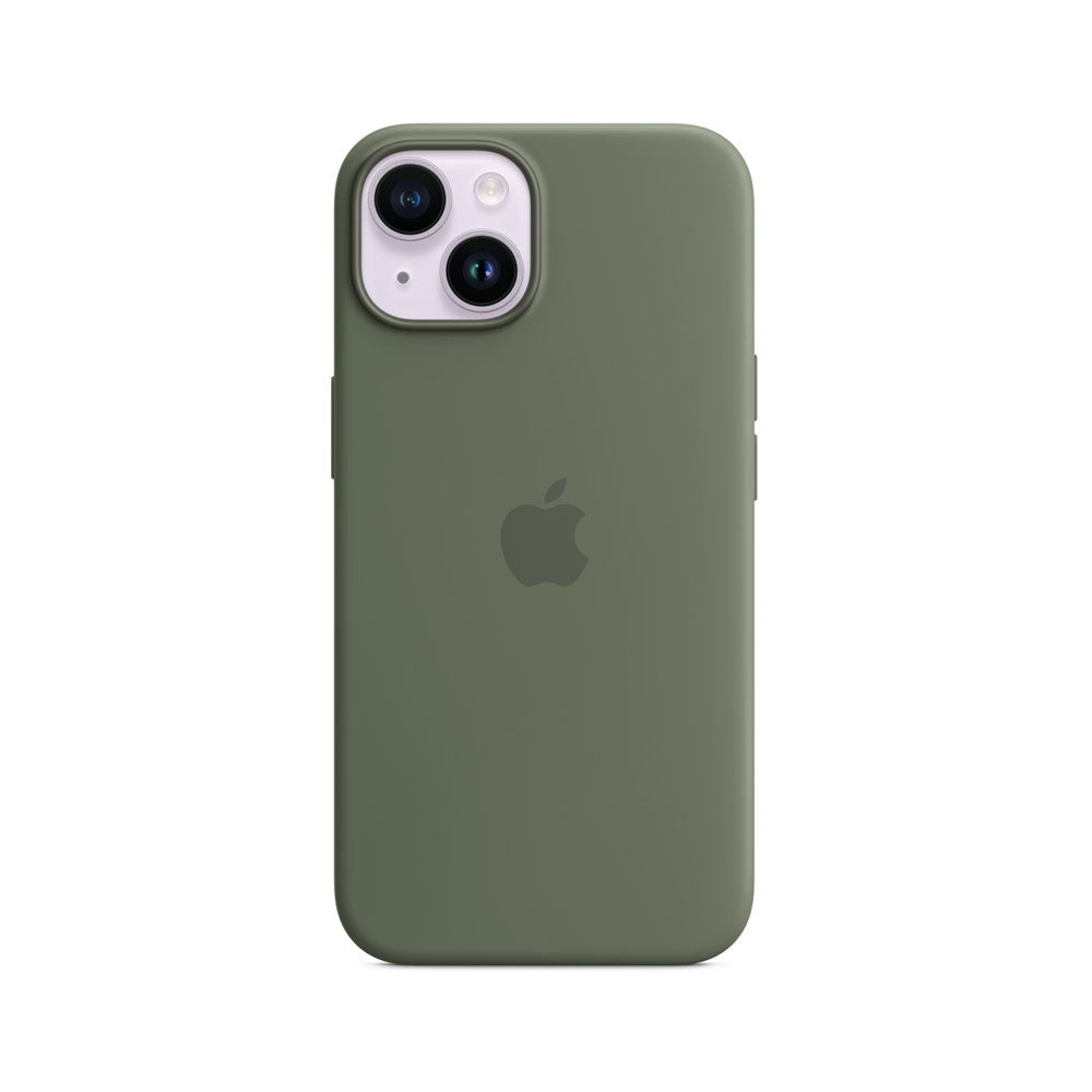 Genuine iPhone 14 Silicone Case - Brand New - Olive