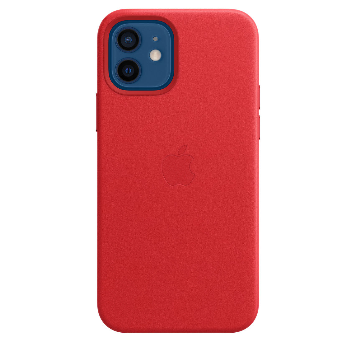 Genuine Apple iPhone 12/12 Pro leather Case - Scarlet