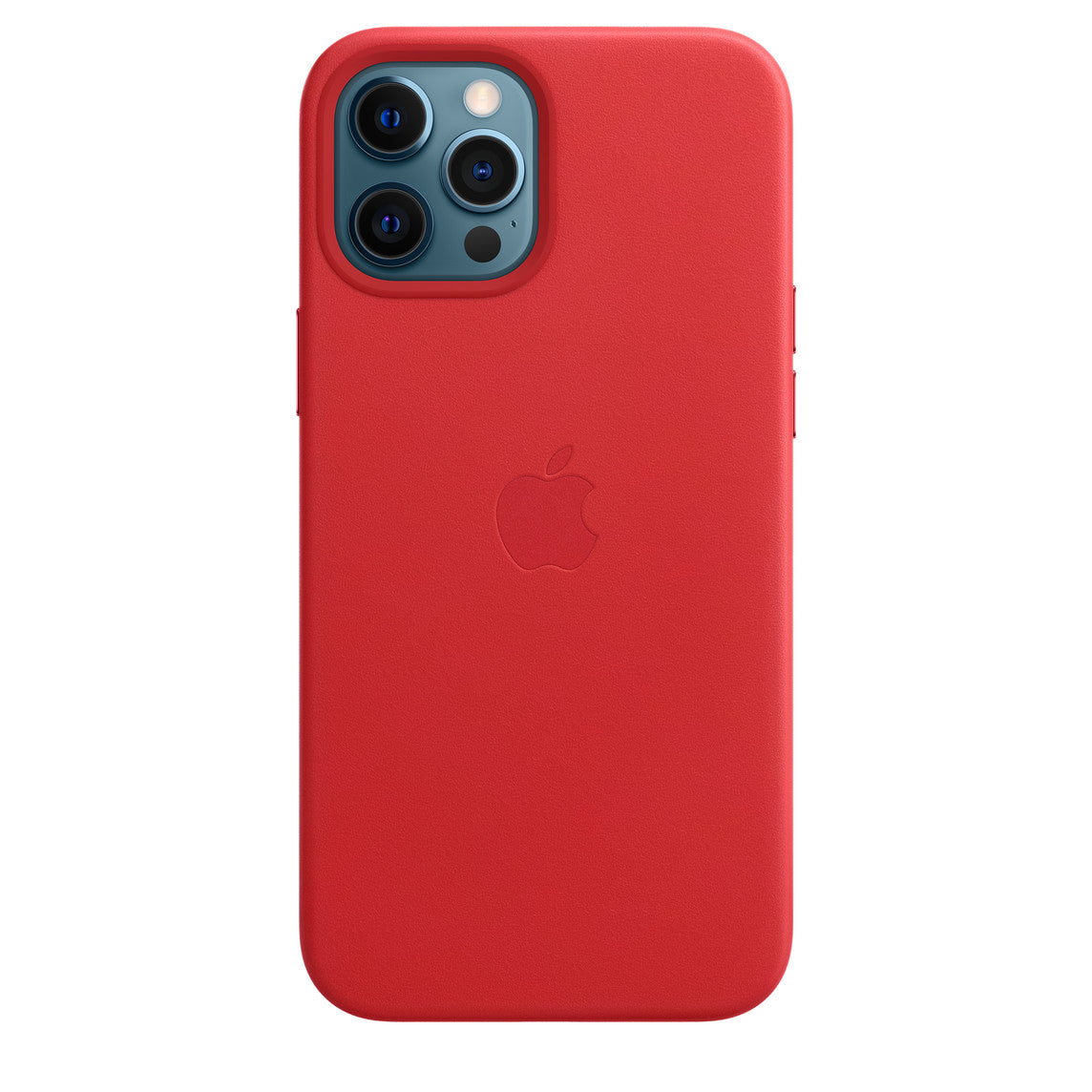Genuine Apple iPhone 12 Pro Max leather case - Scarlet