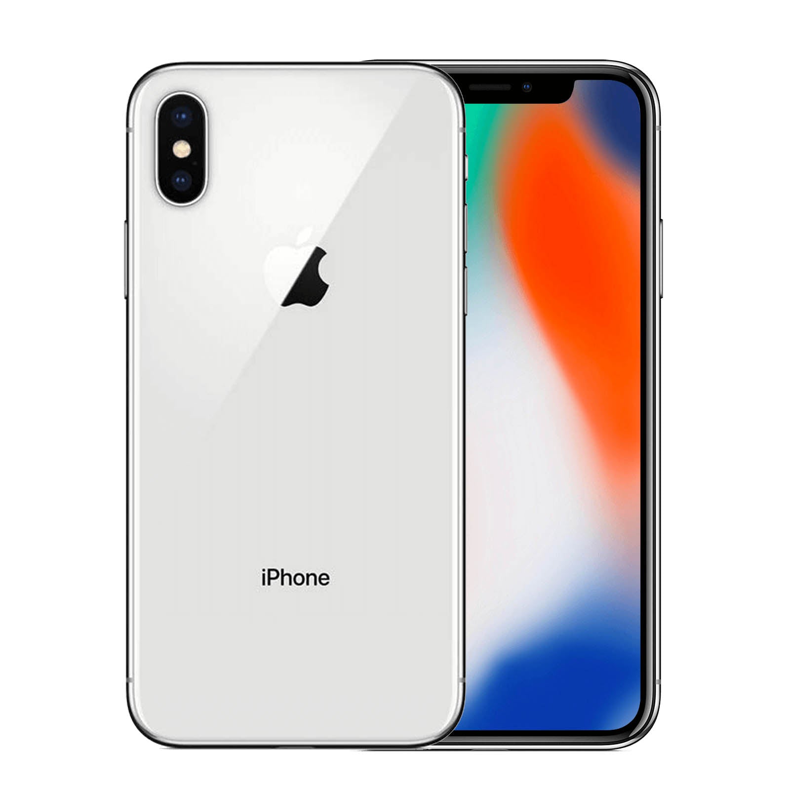 Apple iPhone X 64GB - Silver - Enhanced Battery