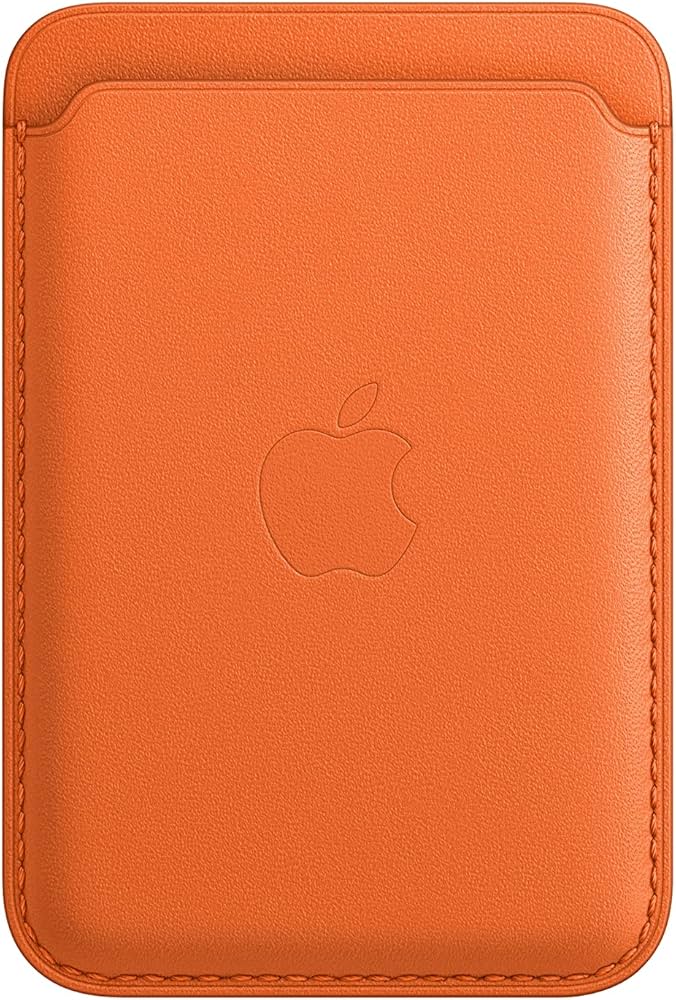 Genuine iPhone Leather Wallet - Brand New - Orange