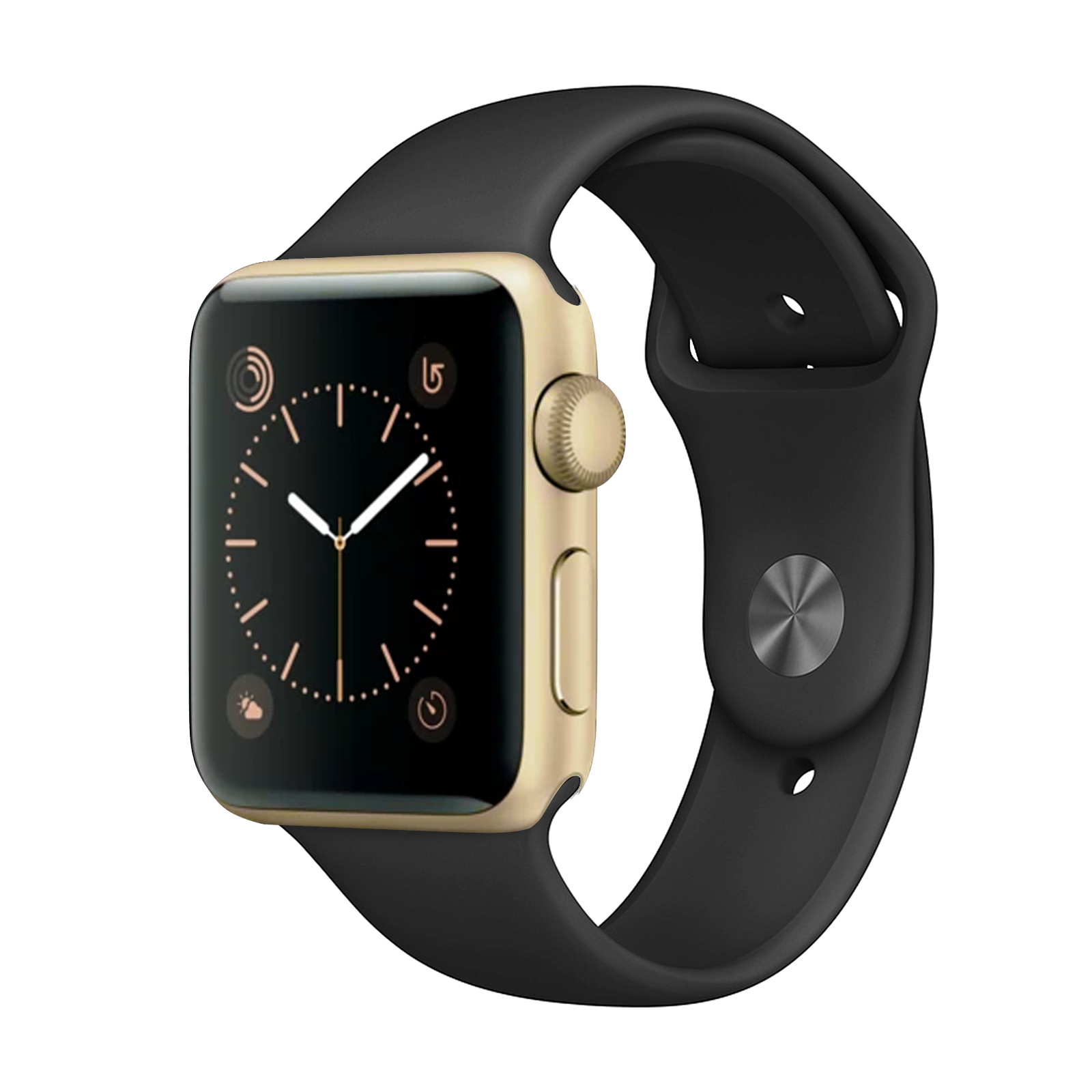 Apple Watch Series 2 Aluminum 42mm Gold Excellent - WiFi - New Battery