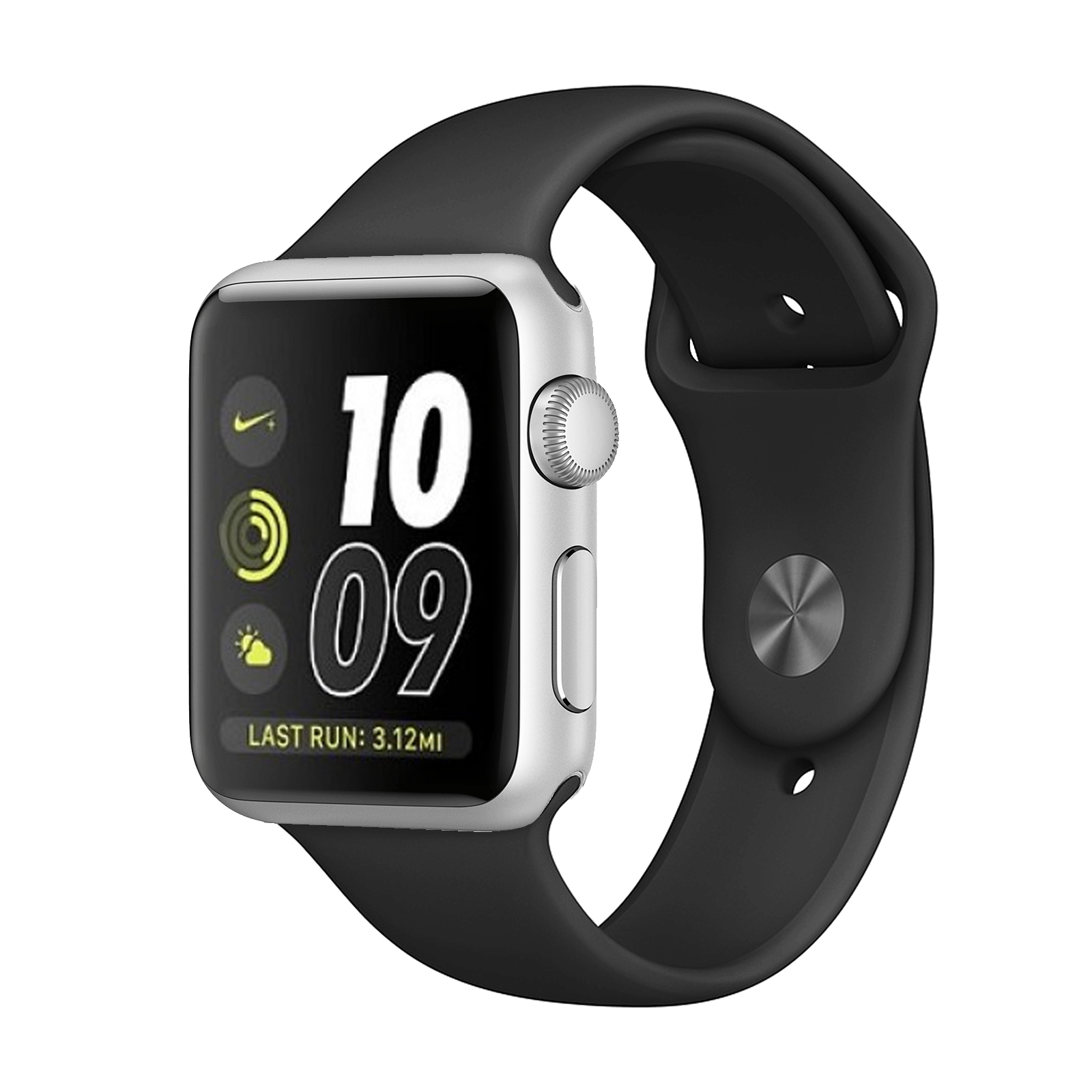 Apple Watch Series 2 Nike 38mm Silver Excellent - WiFi - New Battery