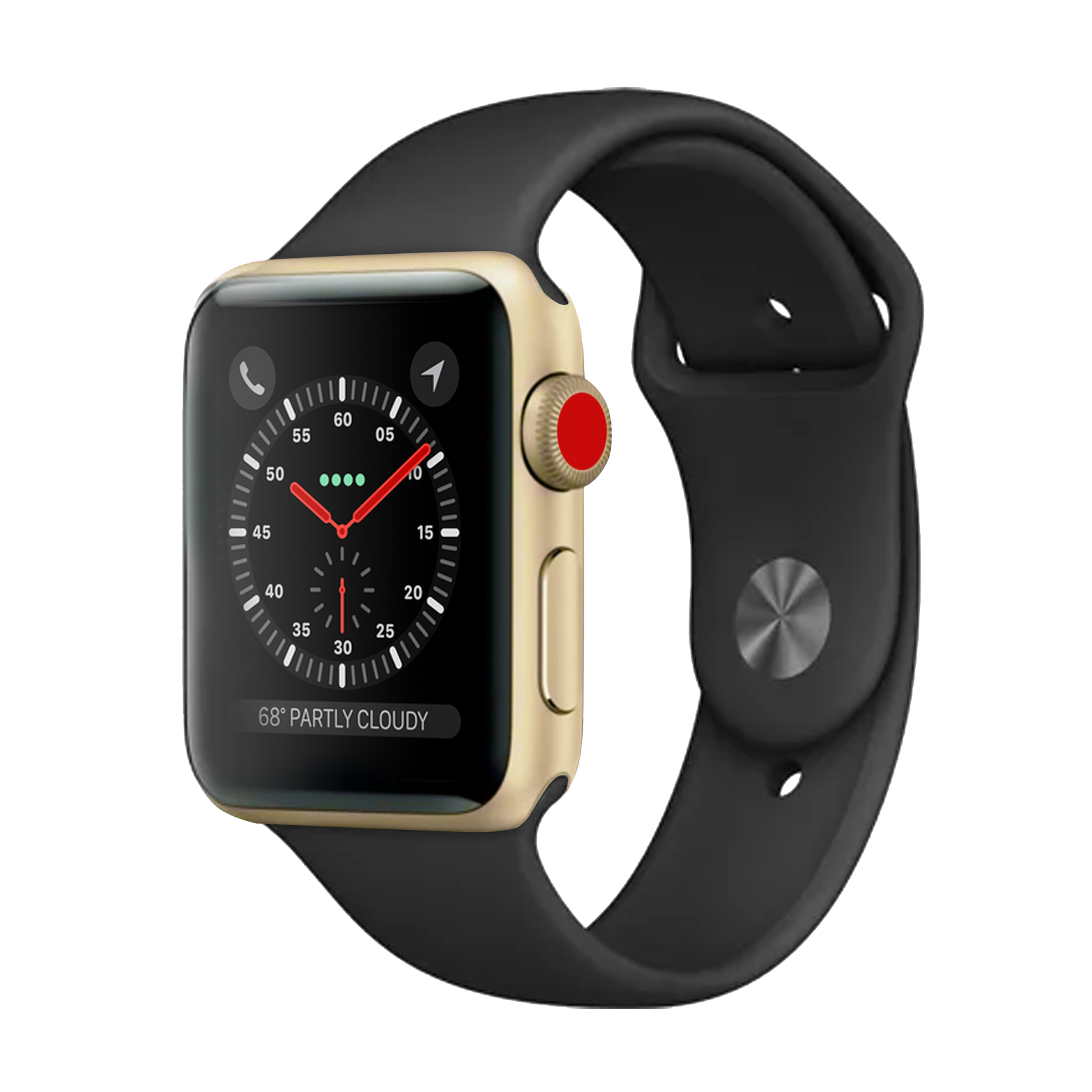 Apple Watch Series 3 Sport 38mm Gold Very Good Cellular - Unlocked