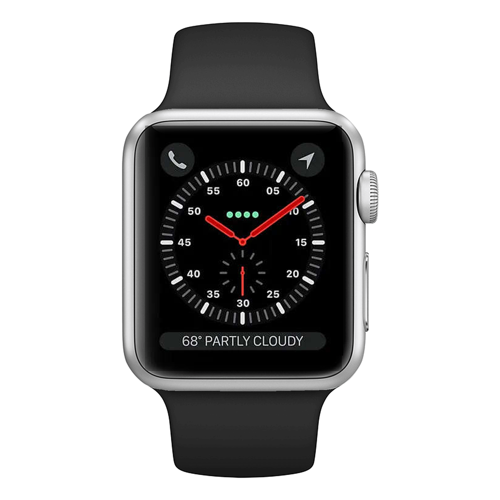 Apple Watch Series 3 Sport 42mm Silver Excellent Cellular - Unlocked