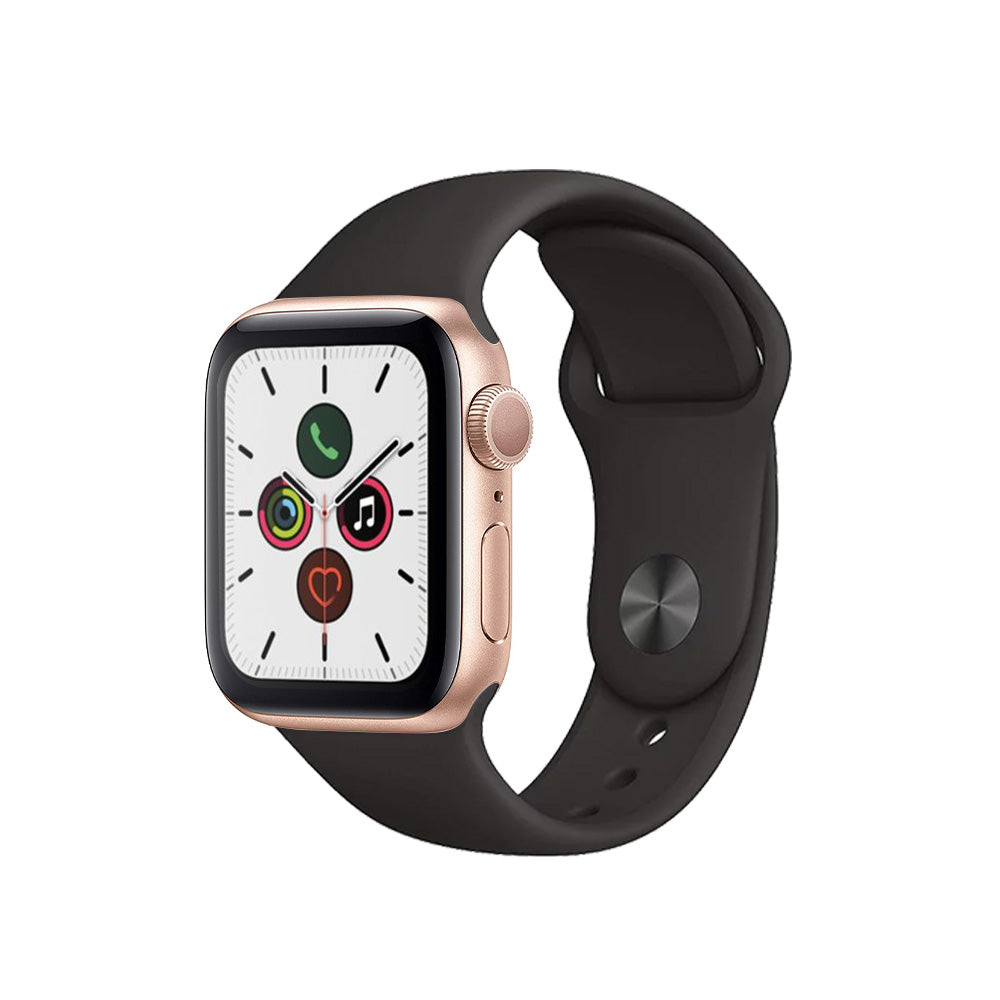 Apple watch series 5 discount rose gold with black band