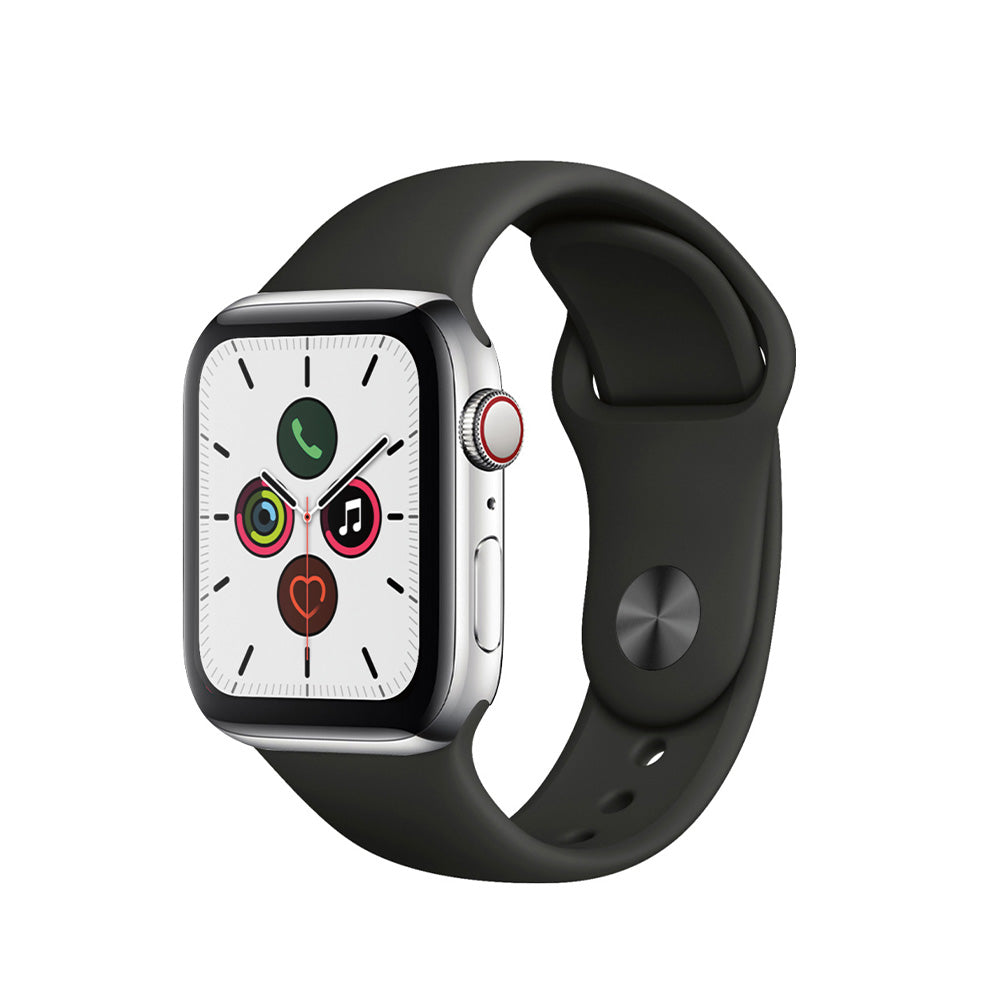 Apple Watch Series 5 44mm Stainless WiFi/Cellular - Black – Loop Mobile - AU