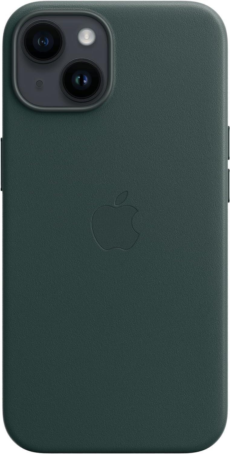 Genuine iPhone 14 Leather Case - Brand New - Forest Green