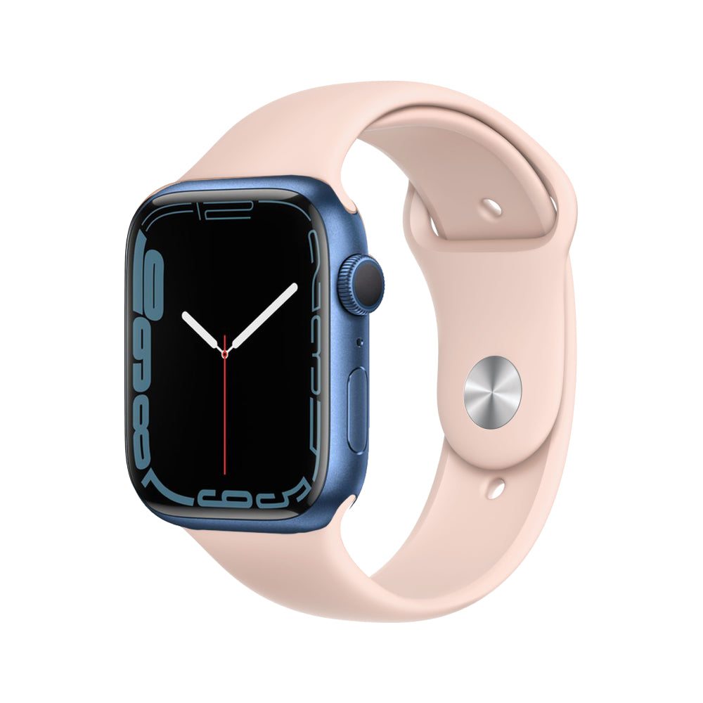 Apple Watch Series 7 Aluminium 45mm Cellular - Blue - Fair - Enhanced Battery