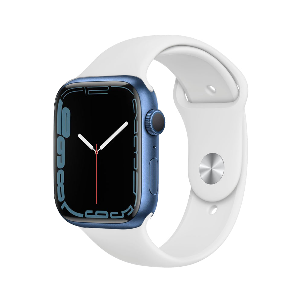 Apple Watch Series 7 Aluminium 41mm Cellular - Blue - Fair - Enhanced Battery