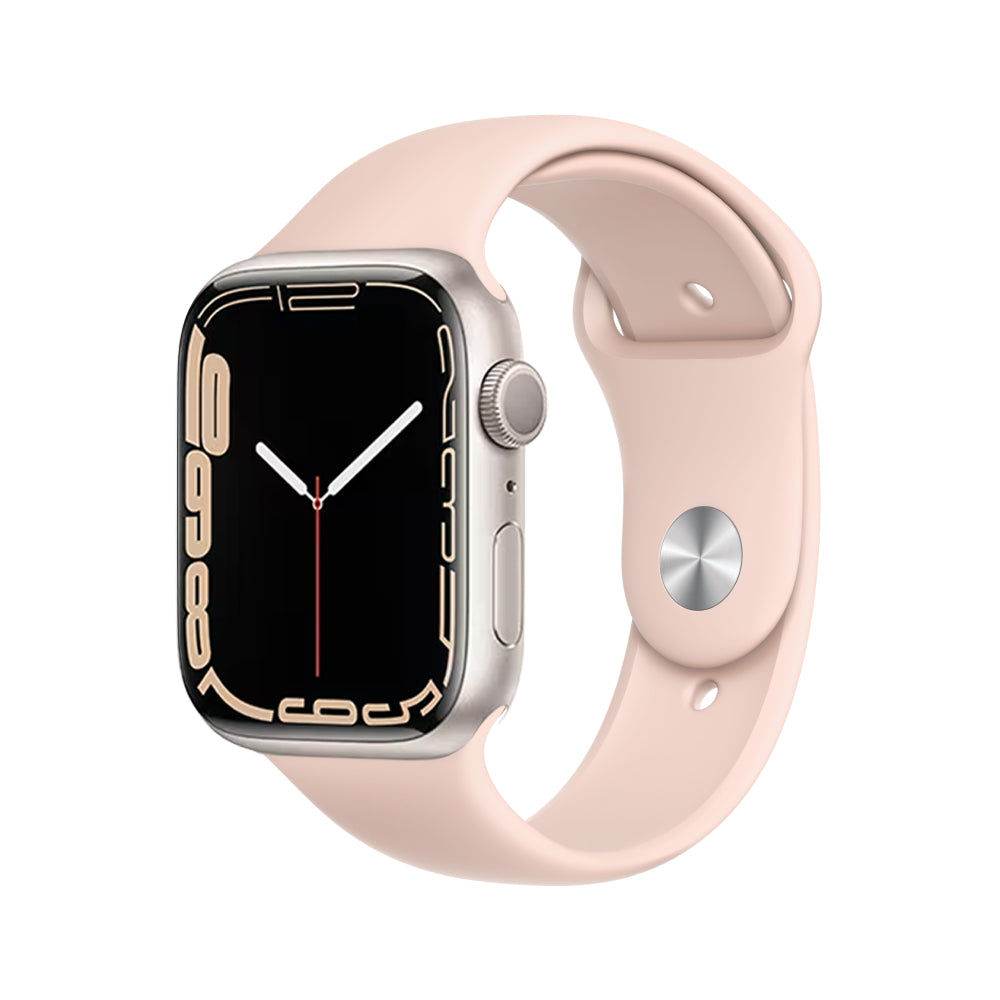 Apple Watch Series 7 Aluminium 41mm Cellular - Starlight - Fair - Enhanced Battery